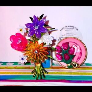 Bath & body works floral wallflower plug with Car fragrance holder